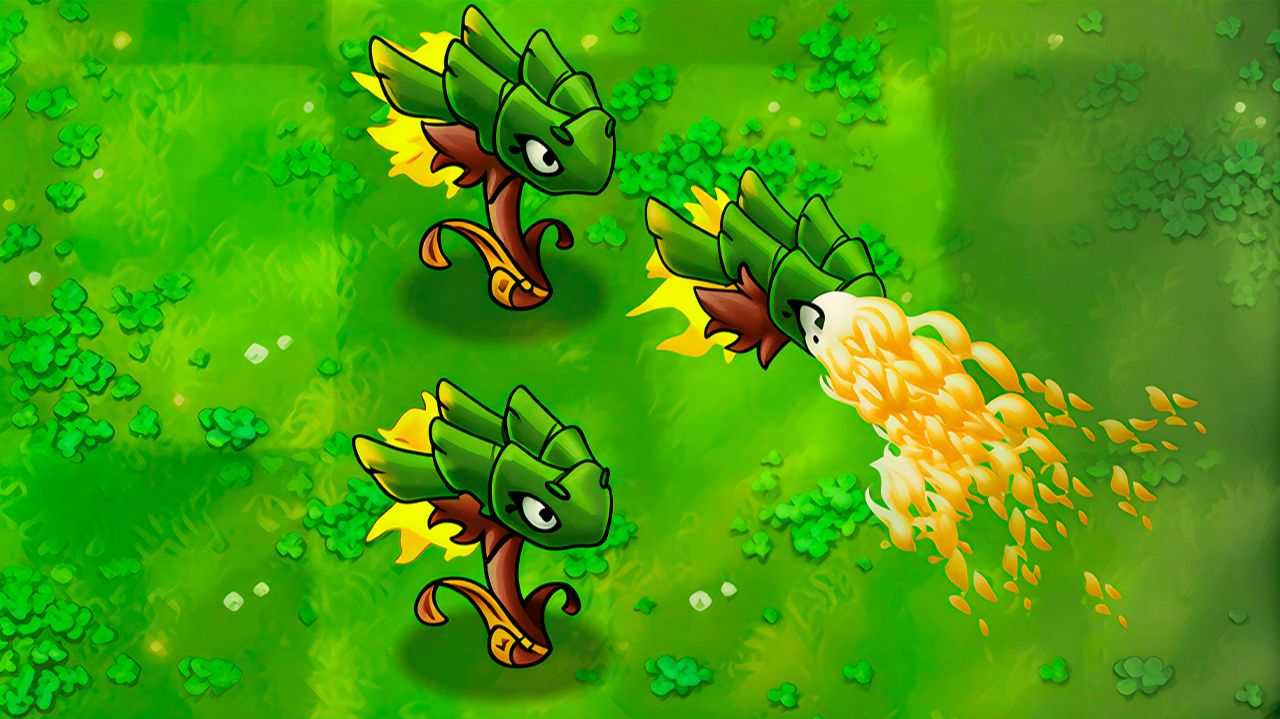 PvZ Fusion 3.5 В Обновлении Появилось Новое Растение: Огненный Бамбуковый Дракон ! смотреть онлайн