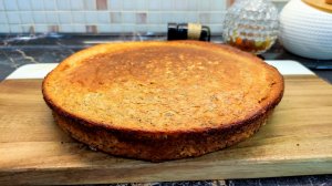 Овсяно - банановый пирог с маком. Рецепт пирога на завтрак. Вкусно и полезно.