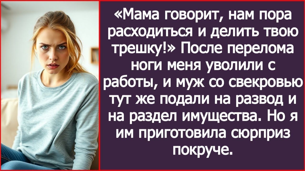 Мама говорит, нам пора расходиться и делить твою трешку! | ИСТОРИИ ИЗ ЖИЗНИ | АУДИО РАССКАЗЫ смотреть онлайн
