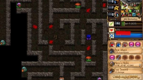 Desktop Dungeons Aqua Edition - Berserker Silver Challenge