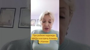 Про надежды МИДа и встречу Алиева с Каллас