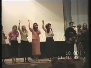 Евангелизация в посёлке Коноша 11.10.1993 г. (1 ч.)