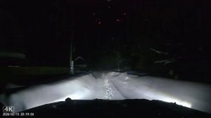 Проезды поселка Бор-Ленва в феврале