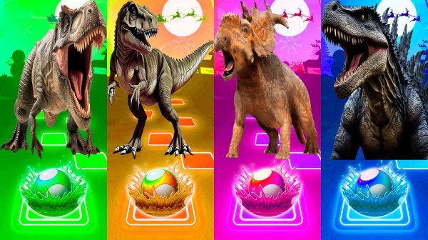 Coffin Dance Динозавры 325 уровень - Мультики про Динозавров | МУЛЬТФИЛЬМЫ ДИНОЗАВРЫ в Tiles Hop