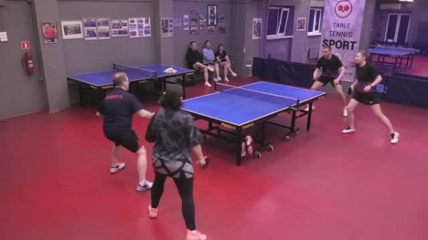 отбор Чирков/Нельсон (1382) - Виноградов/Шарый (1082) 08.02 Парный МИКСТ настольный теннис