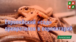 Европейский «сад» превратился в серпентарий