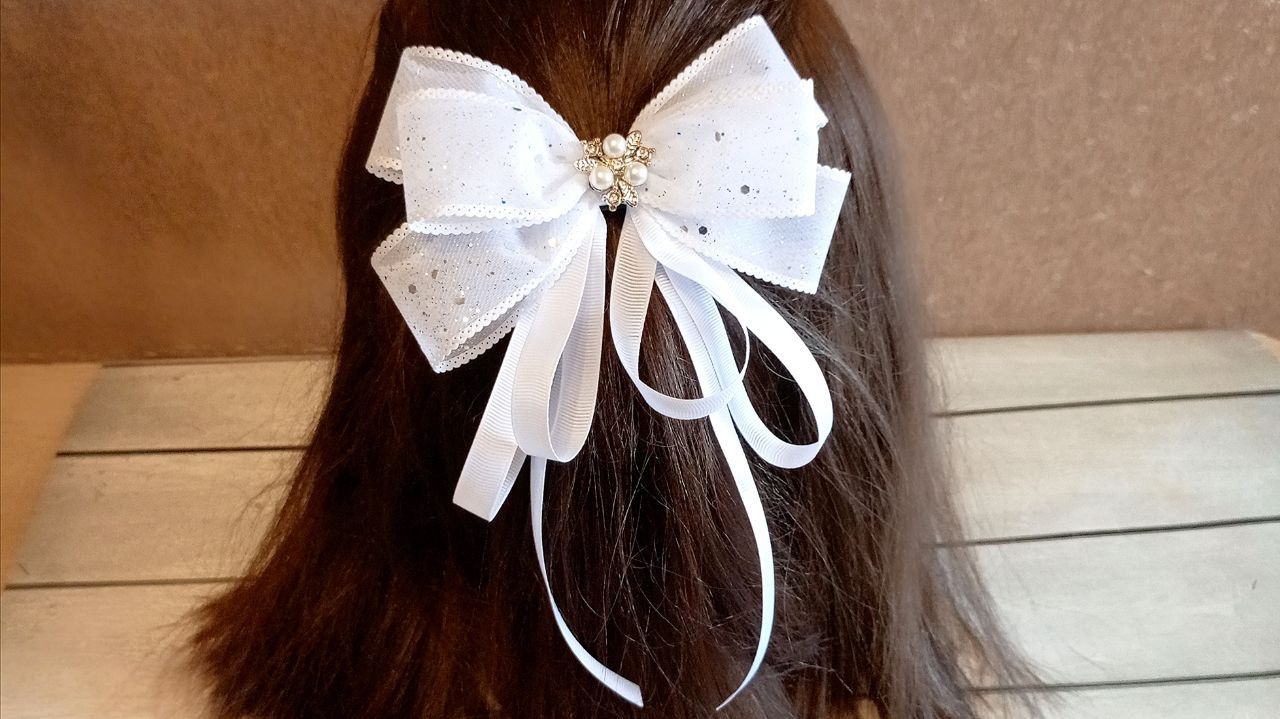 МК. Бант из декоративной ленты на любой праздник.