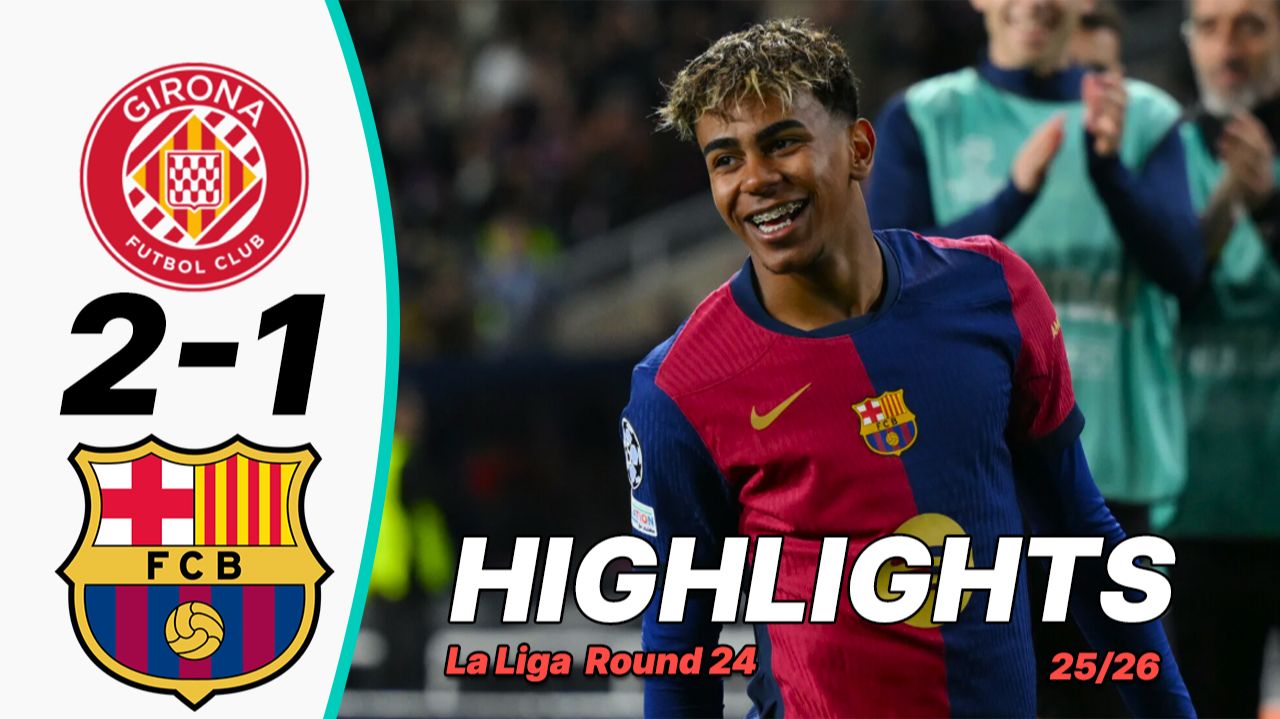 Жирона — Барселона. Обзор матча 15.02.2026. Испания, тур 24 смотреть онлайн