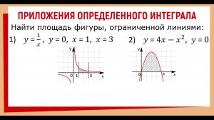 Найти площадь криволинейной трапеции #высшаяматематикалекции