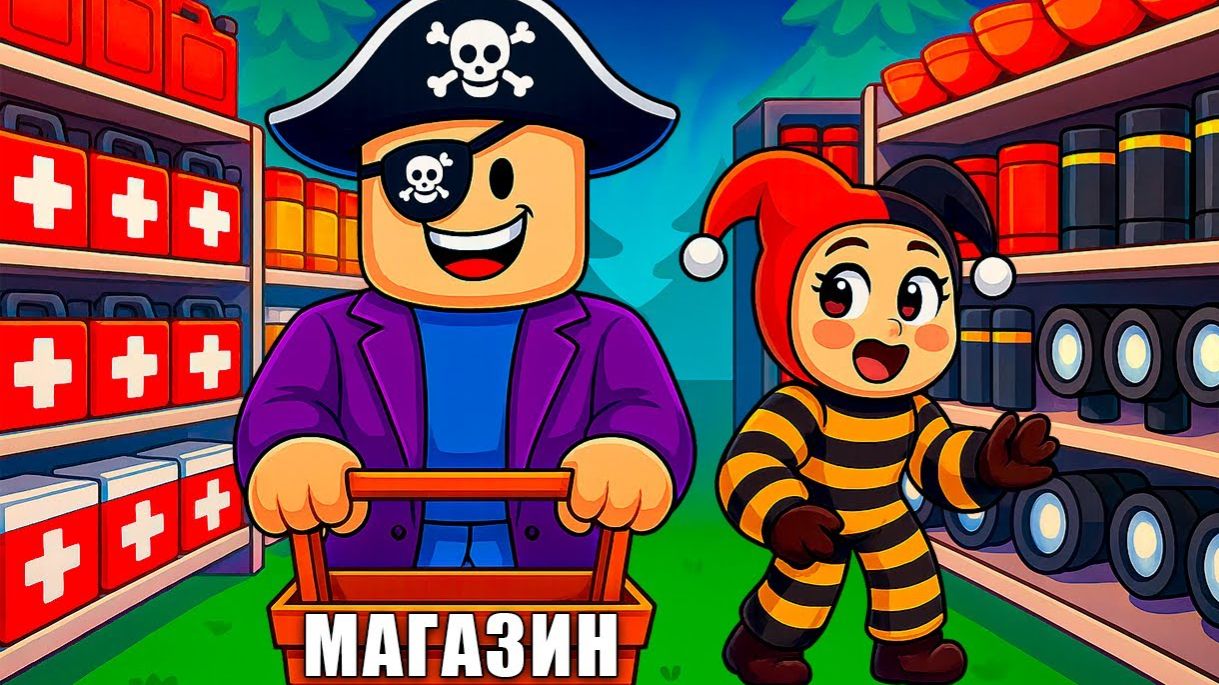 ПОСТРОИЛИ МЕГА МАГАЗИН В 99 НОЧЕЙ В ЛЕСУ! ROBLOX