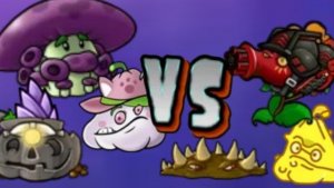 Четвёртый чемпионат WORLD PVZ:Засада дымогриба vs Вишнёвая турель во фьюжн моде fusion pvz mods