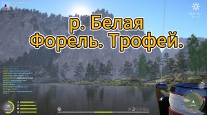 Река Белая. Трофейная форель. Русская рыбалка 4.