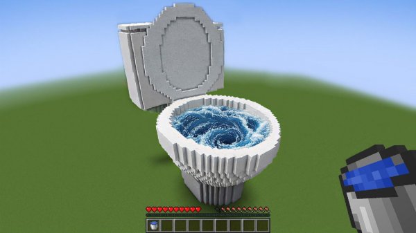 РЕАЛИСТИЧНЫЙ ТУАЛЕТ МАЙНКРАФТ