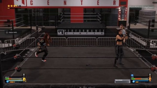 WWE2K25 Бэйли против Литы с Менеджер* Триш Стратус (Центр перформанса: Мятеж)