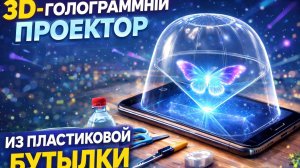 Домашний 3D-ГОЛОГРАФИЧЕСКИЙ ПРОЕКТОР за 5 минут
