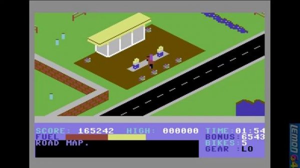 Action Biker (C64) - A Playguide and Review by Lemon64.com [RUS AI VO]