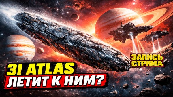 3I Atlas направляется к Юпитеру и Сатурну где по версии уфологов добывают ресурсы древние пришельцы?