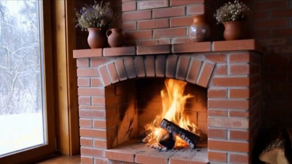 Камин для уютной атмосферы #зимнийвечер #камин #домашнийуют #отдых #релакс #relax #winter #fireplac