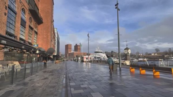 ОСЛО, НОРВЕГИЯ 🇳🇴 -  ЗИМНЯЯ ПРОГУЛКА