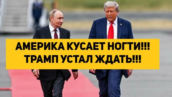 АМЕРИКА КУСАЕТ НОГТИ!!! ТРАМП УСТАЛ ЖДАТЬ!!!