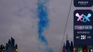 Дневная батарея салютов Гендер Пати ГОЛУБАЯ 25 выстрелов 1,2 калибр БСП1302512В Piroff