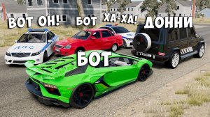 БИТВА ВОРОВ ПРОТИВ КОПОВ В BEAMNG DRIVE! ОБМАНУЛ ГЛУПЫХ КОПОВ И УГНАЛ ЧИТ ТАЧКУ!