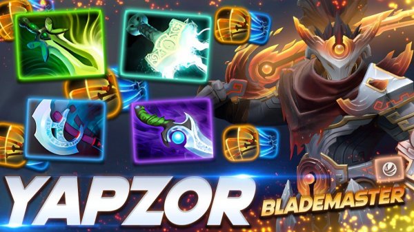 Yapzor Juggernaut Blademaster — профессиональный геймплей в Dota 2 [Смотри и учись]