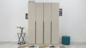 ШК 5 (1600) Шкаф распашной (11 полок + 2 ящика + штанга) Меланж