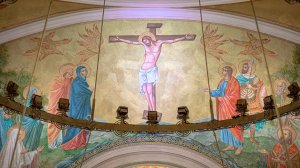 Вечернее богослужение с великими славословием. Акафист Пресвятой Богородице