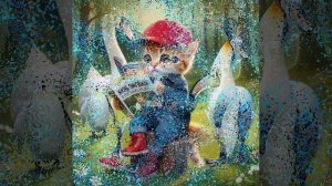 Шёл котёнком  по дороге