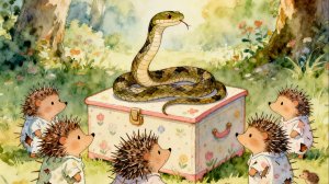 Детская скороговорка(Уж пожаловал ежам)