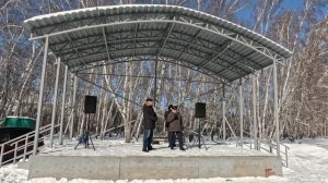 Митинг жителей левобережного района Омска против застройки мемориального сквера Н.Ф.Ватутина