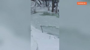 Люди просят найти причину затопления дороги к домам