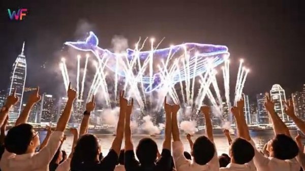 Singapore Fireworks Spectacular 🎆 Marina Bay Skyline Lights Up the Night AI Cinematic