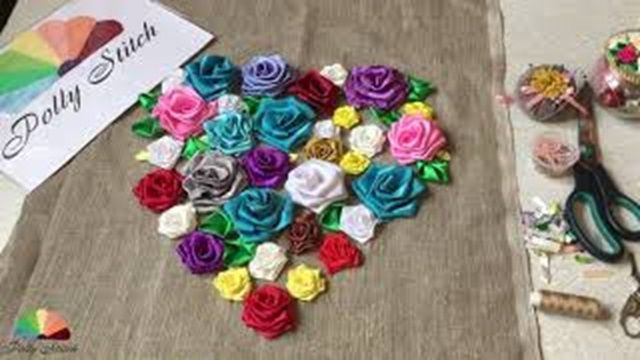 Розы из атласных лент DIY Мастер-класс смотреть онлайн