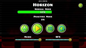 прохожу horizon, -Sirius-, B (ну или пытаюсь) в geometry dash