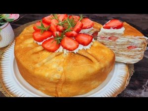 ТАК ПРОСТО ЧТО МОЖЕТ ПРИГОТОВИТЬ КАЖДЫЙ! ОЧЕНЬ ЛЕГКО И БЫСТРО! ТАКОЙ ТОРТ ВЫ ЕЩЁ НЕ ПРОБОВАЛИ!