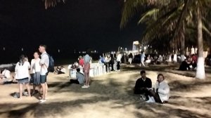 Весь город на пляже в новогоднюю ночь с 16 на 17.02.2026. НЯЧАНГ