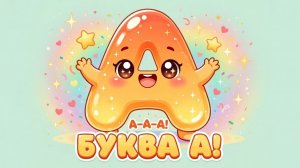 БУКВА А для малышей 🍉 Азбука 2–4 года | Развивающее видео