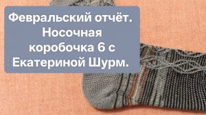 Отчёт № 2. Февраль. Носочная коробочка 6 с Екатериной Шурм. Участник № 19