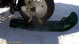 Самодельный трицикл БИНЧ-4 Муравей, лыжные гонки. ч.1.
