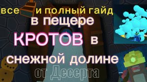 как пройти пещеры Кротов в снежной долине со всеми сундуками?кроты в зимнем биоме #SUPERBEARDESERT