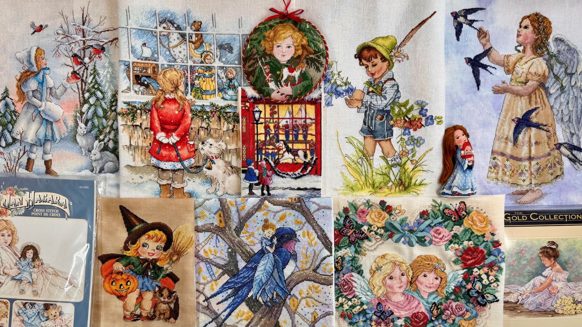 #73 Дети и ангелы: моя вышивальная коллекция смотреть онлайн