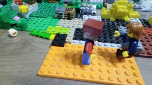 LEGO Stop Motion Studio анимация драка часть 2.