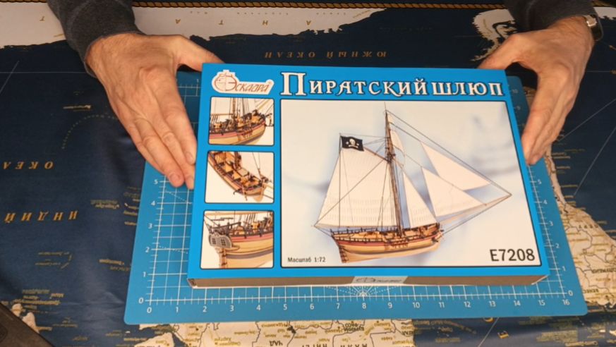 Пиратский шлюп ТМ Эскадра (арт. E7208). Распаковка и обзор набора. смотреть онлайн