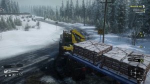 прохождение Snowrunner Аляска (США) часть 6 без комментариев
