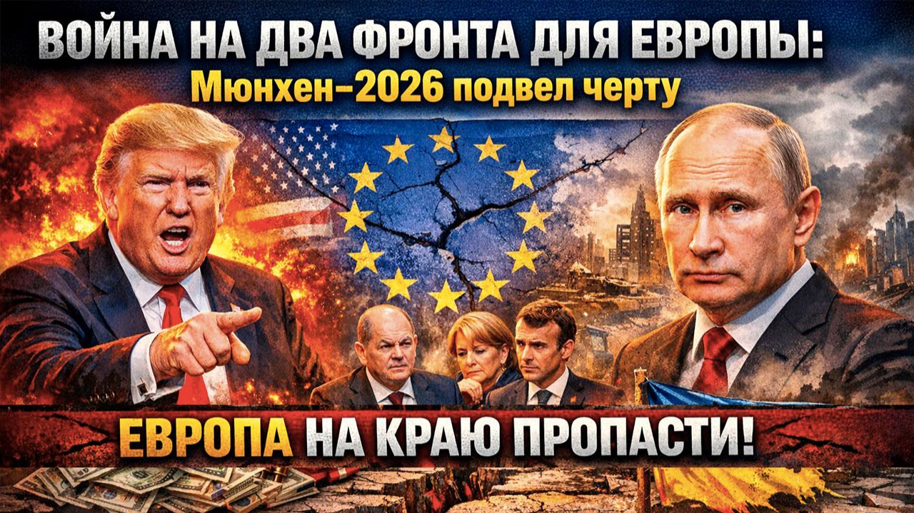 ЕВРОПА МЕЖДУ МОЛОТОМ И НАКОВАЛЬНЕЙ: Трамп готовит колонию, Путин точит меч, а элиты ЕС обречены! смотреть онлайн