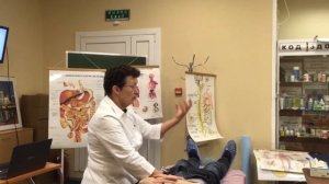 Постановка пупочной свечи, для восстановления кровообращения в теле.