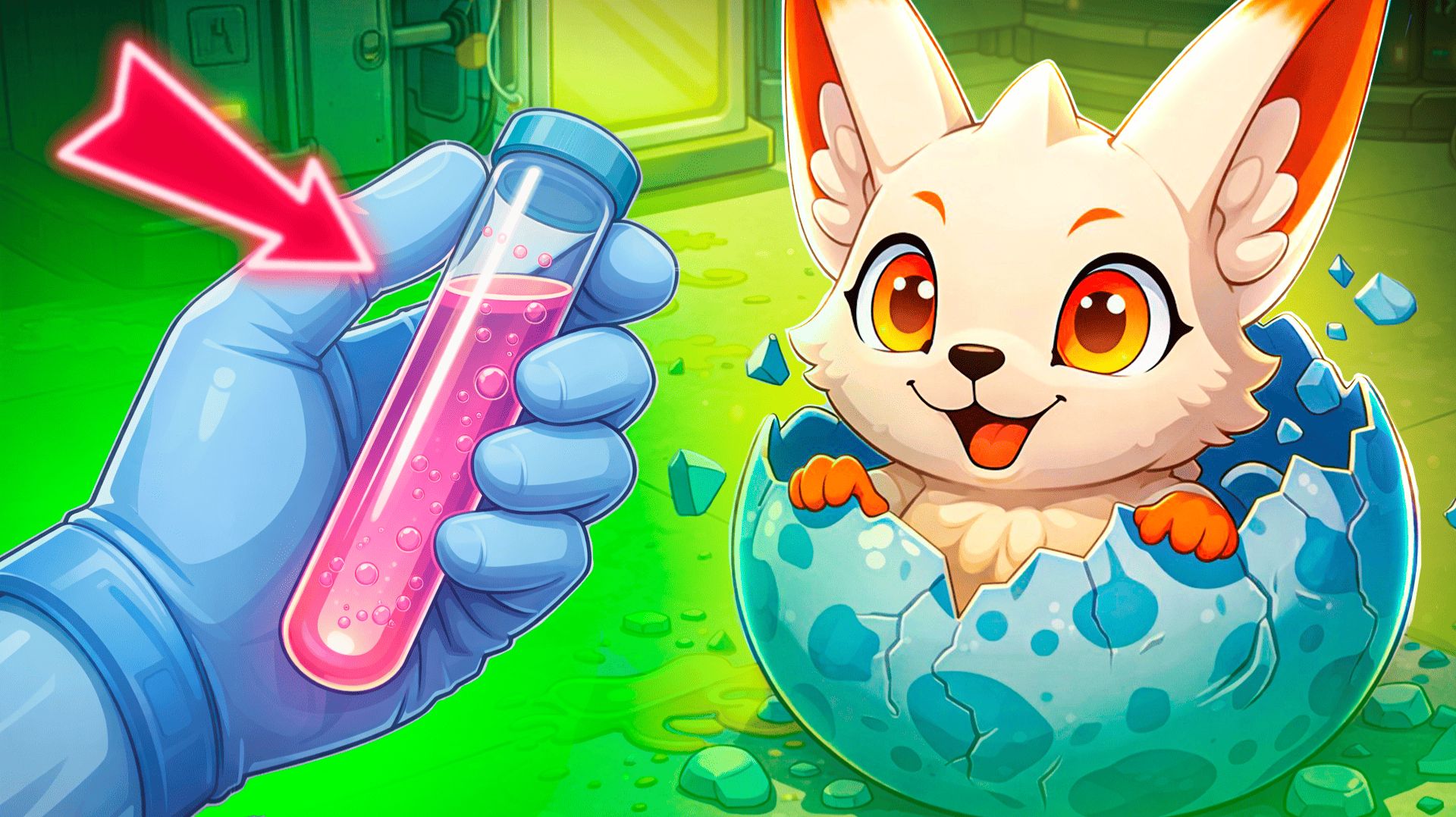 В этой игре создаем и прокачиваем МОНСТРОВ в огромной лаборатории! ♦ Monster Lab Simulator смотреть онлайн