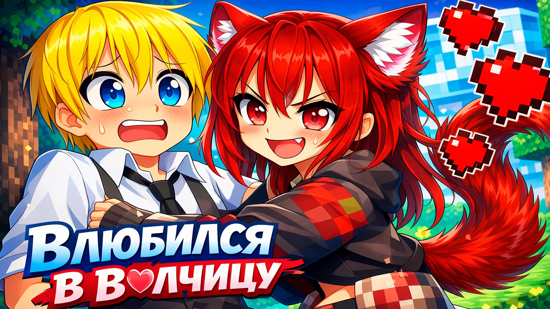 Я ВЛЮБИЛСЯ В ВОЛЧИЦУ! 🐺❤️ (Мини фильм в Майнкрафт)